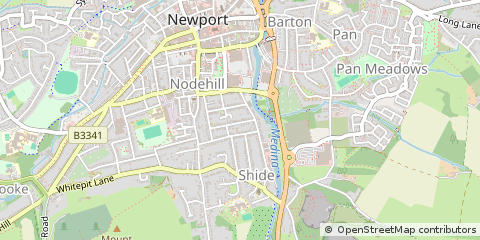 Map of Newport, Isle of Wight
