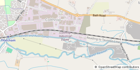 Map of Thatcham
