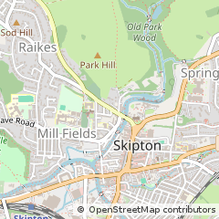 Map of Skipton, North Yorkshire