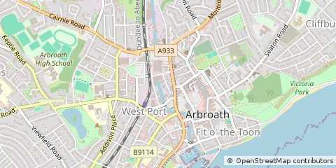 Map of Angus