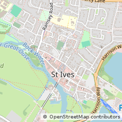 Map of ST. Ives, Cambridgeshire