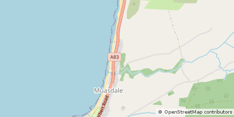 Map of Tarbert, Argyll
