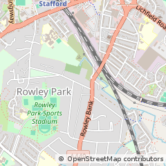 Map of Stafford, Staffordshire