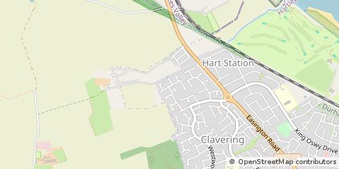 Map of Hartlepool, Cleveland