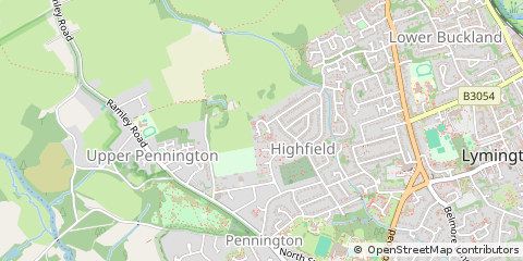 Map of Lymington