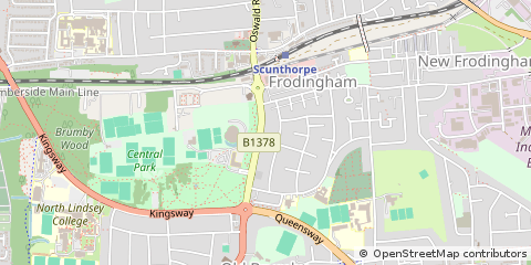 Map of Scunthorpe