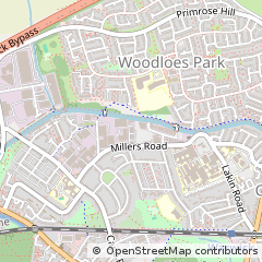 Map of Warwick, Warwickshire