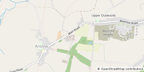 Map of Burton on Trent, Staffordshire