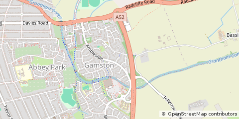 Map of Nottingham