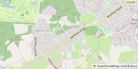 Map of Wokingham