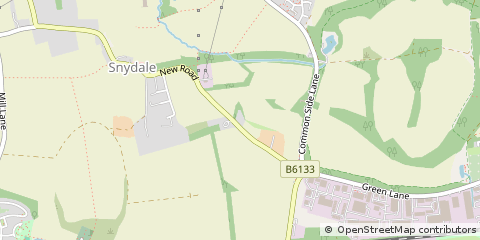 Map of Pontefract, West Yorkshire
