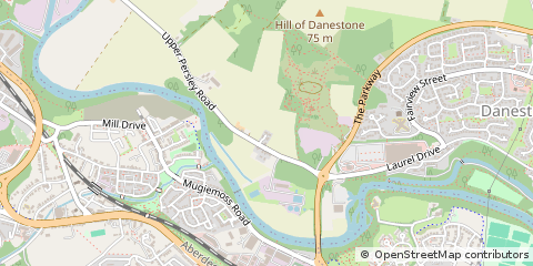 Map of Aberdeen, Aberdeenshire