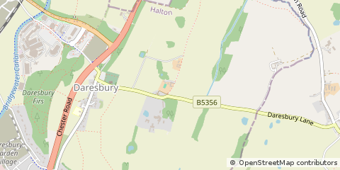 Map of Warrington