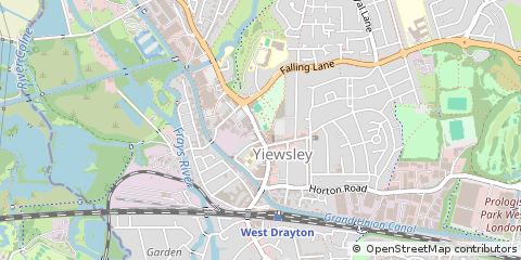 Map of Yiewsley, London