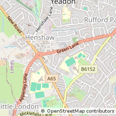 Map of London, West Yorkshire