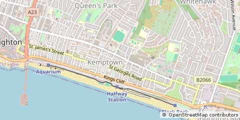 Map of Brighton, East Sussex