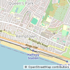 Map of Brighton, East Sussex