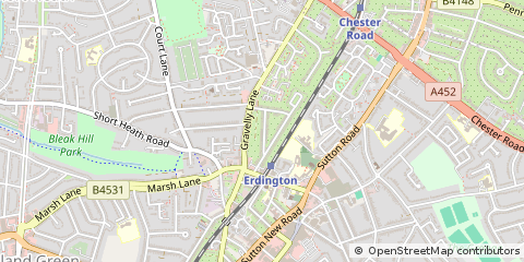 Map of Birmingham