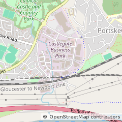 Map of Caldicot, Monmouthshire
