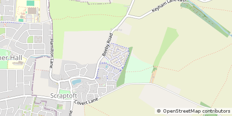 Map of Leicester, Leicestershire