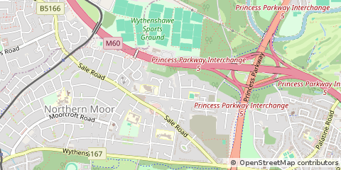 Map of Manchester