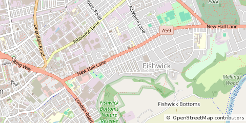 Map of Preston