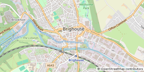 Map of Brighouse