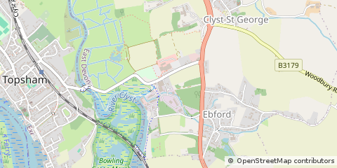 Map of Exeter, Devon