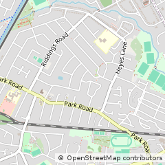 Map of Altrincham, Cheshire