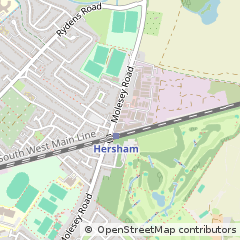Map of Walton-on-Thames