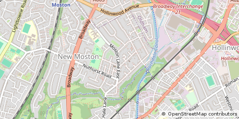 Map of Manchester