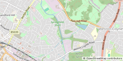 Map of Stoke-on-Trent