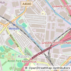 Map of Birmingham, West Midlands