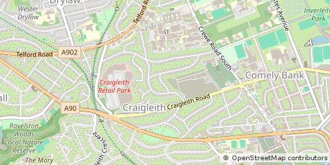 Map of Edinburgh