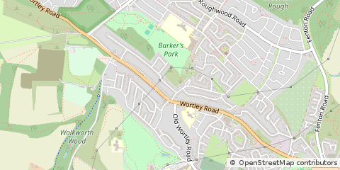 Map of Rotherham