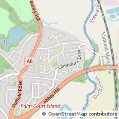 Map of Derby, Derbyshire