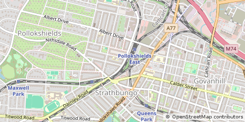 Map of Glasgow