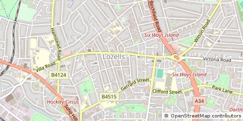 Map of Birmingham