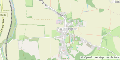 Map of Saffron Walden, Essex