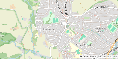 Map of Sheffield