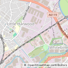 Map of Blackburn, Lancashire
