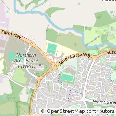 Map of Burgess Hill, West Sussex