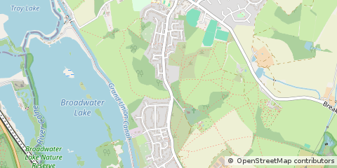 Map of Harefield, Middlesex
