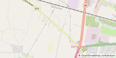 Map of Newtownabbey, County Antrim