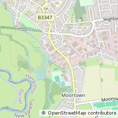 Map of Ringwood, Hampshire