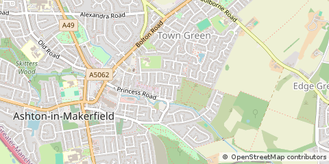 Map of Wigan
