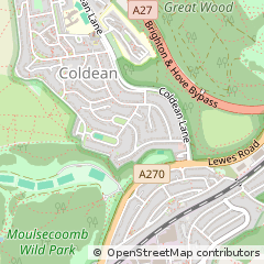 Map of Brighton, East Sussex