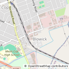 Map of Southport, Merseyside