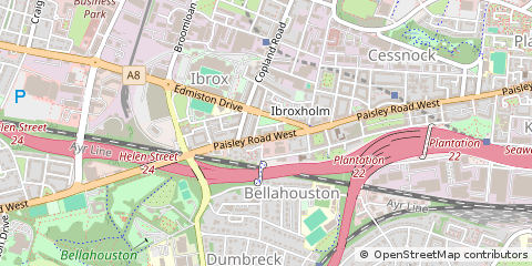 Map of Glasgow
