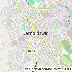 Map of Barnoldswick, Lancashire